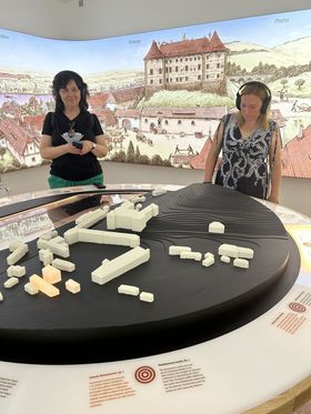 Expozícia o Dvořákovej rodnej Nelahozevsi....