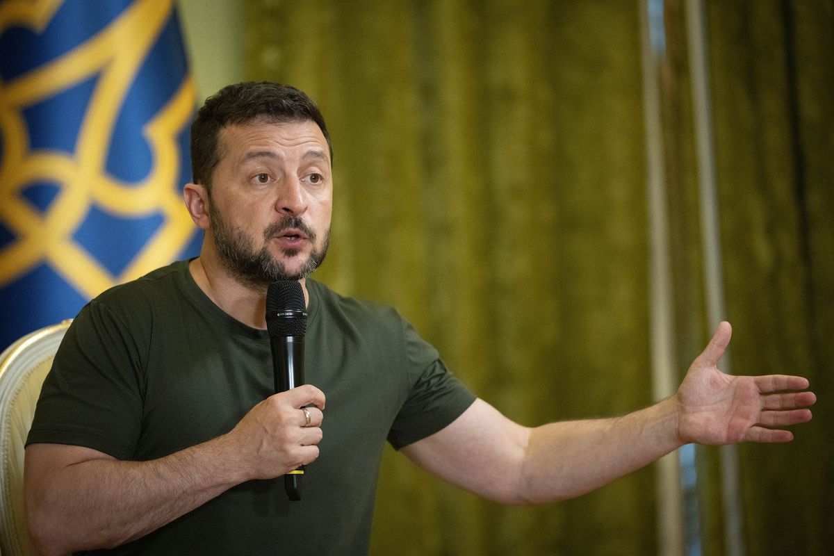 Ukrajinský prezident Volodymyr Zelenskyj