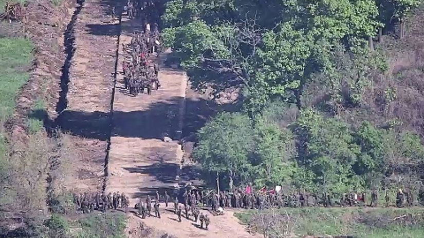 Severokórejskí vojaci na presne neurčenom...