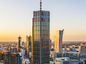 Panoráma Varšavy s mrakodrapom Varso Tower, ktorý je najvyšším v Európskej únii.