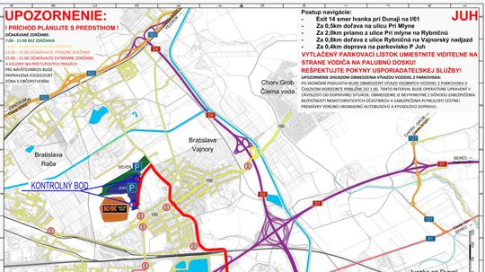 Navigation map