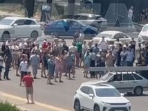 Krasnodar, Rusko, protest