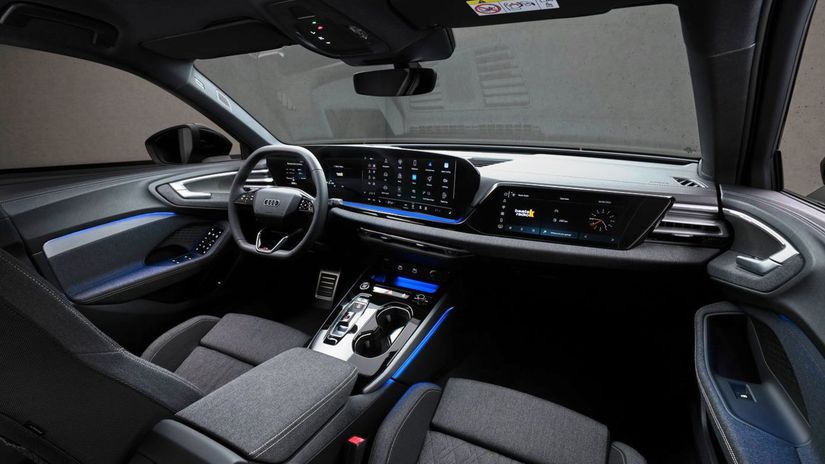 Do interiéru čínskej verzie nás zatiaľ Audi...