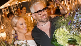 Fero Mikloško a česká modelka Simona Krainová