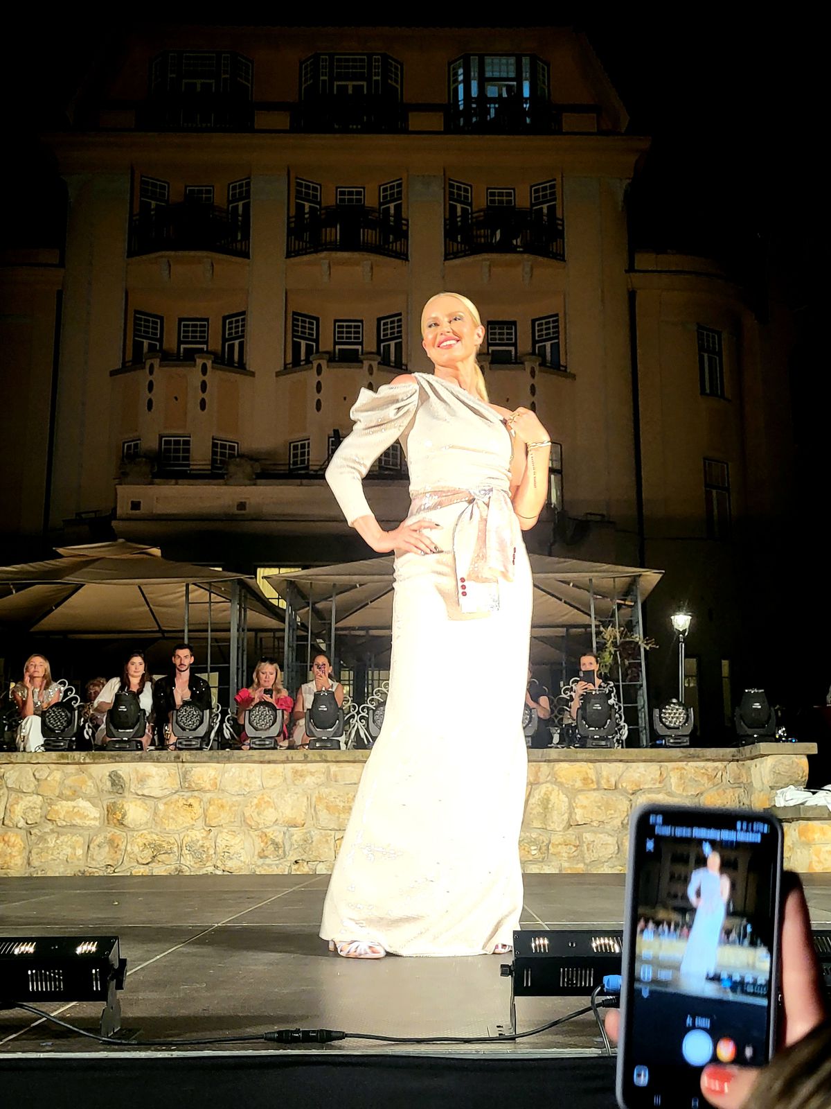 Modelka Simona Krainová bola hviezdou večera.