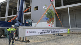 SR Košice Valaliky závod Volvo Car  výstavba KEX