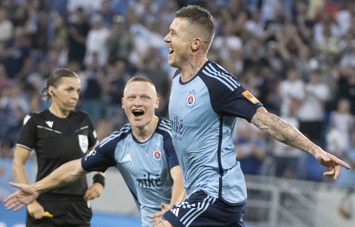 Juraj Kucka v drese Slovana.