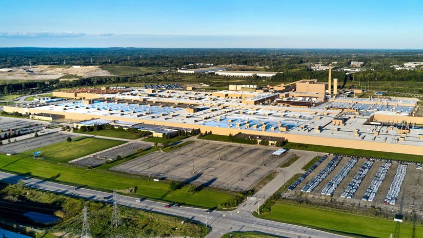 Fabrika  Orion Assembly na predmestí Detroitu...