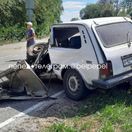 Opití ruskí tankisti, zničené auto