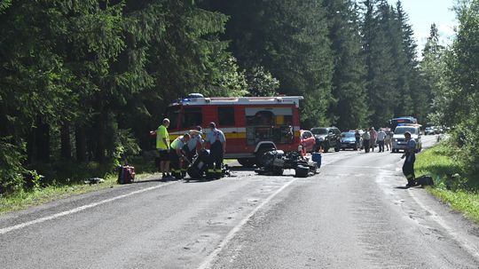 Tragédia pod Tatrami: Zrazili sa dvaja motorkári, obaja zahynuli