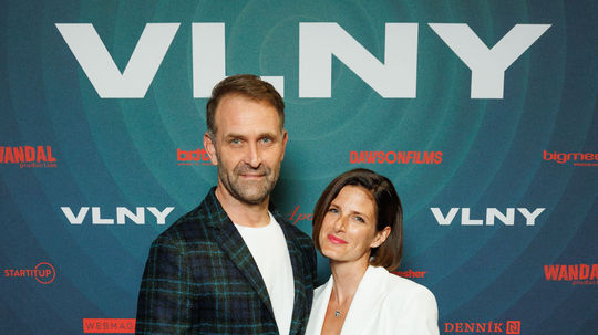 Herec Tomáš Maštalír s manželkou Kristínou. 