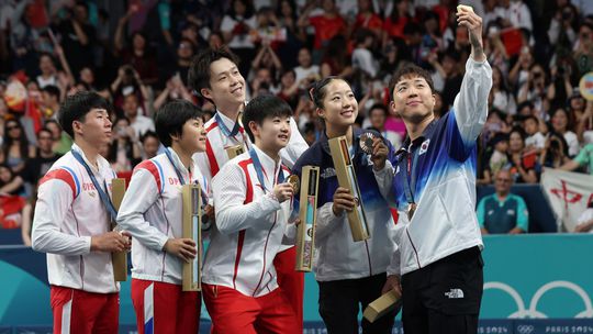 stolní tenis Severná Kórea, Južná Kórea