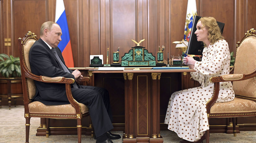 Ruský prezident Vladimir Putin a detská...