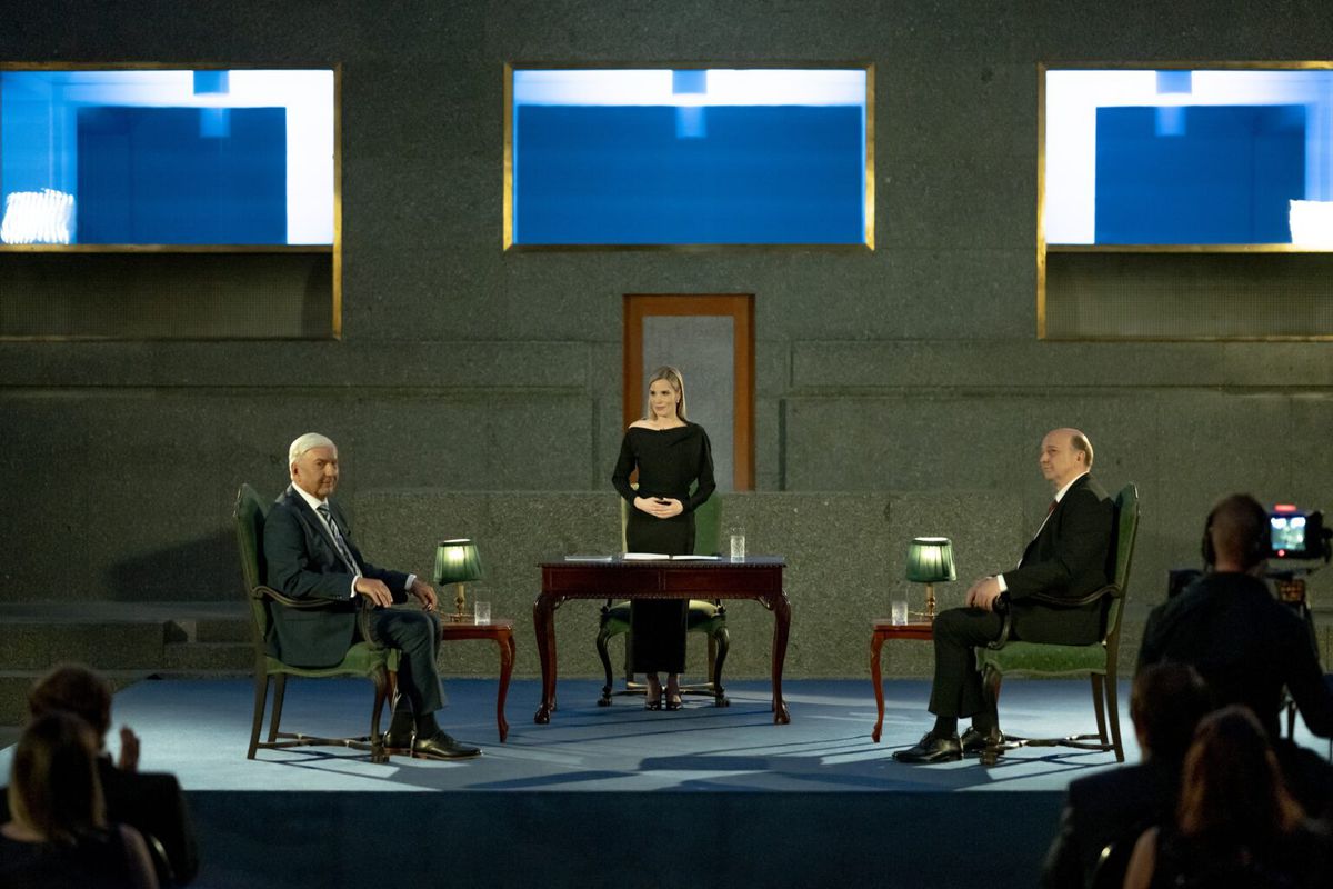 Záber z minisérie Moloch.