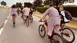Protest proti Martine Šimkovičovej na bicykloch