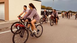 Protest proti Martine Šimkovičovej na bicykloch