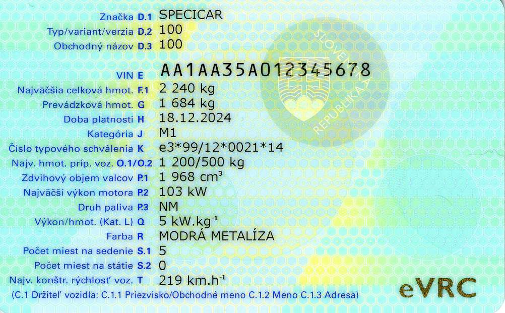 Doba platnosti je uvedená na zadnej strane...