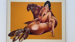 Mel Ramos, Tuleň sloní, 1970, Albertina Klosterneuburg