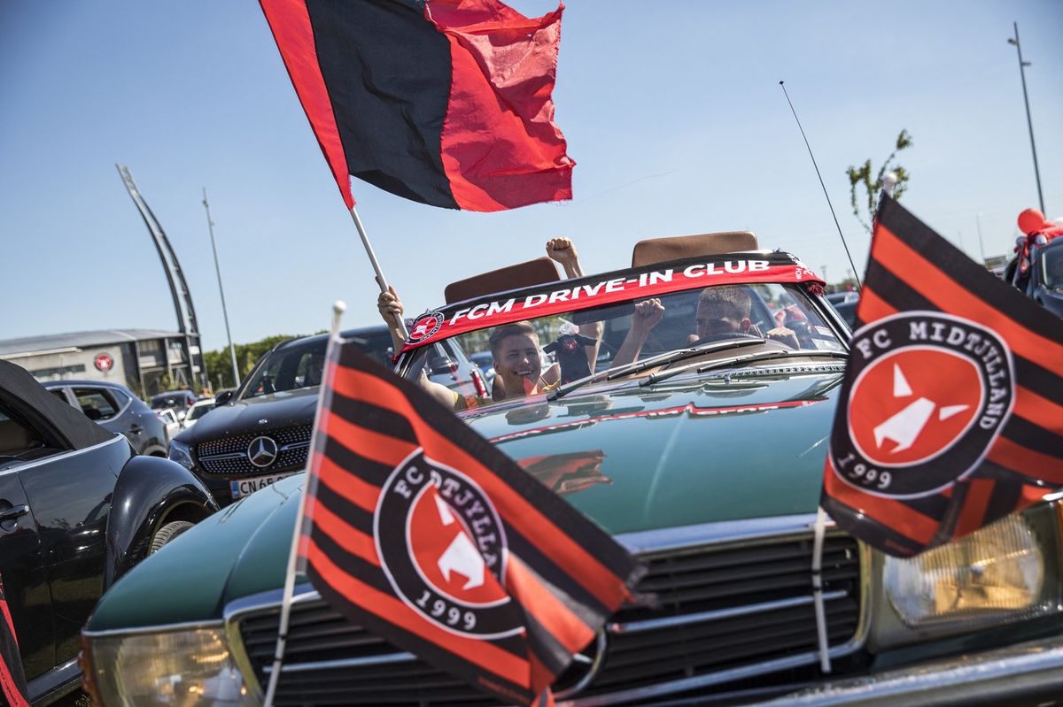 Fanúšikovia FC Midtjylland.