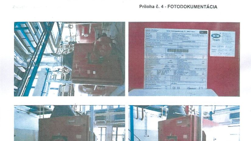 Fotografie z priestorov kotolne FN Trenčín,...