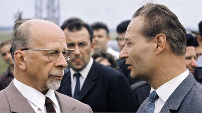Alexander Dubček a Walter Ulbricht počas...