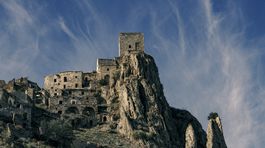 Craco, Taliansko, mesto, mesto duchov, opustené, Basilicata