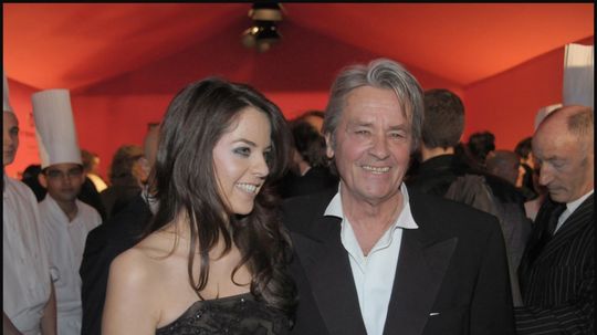 Alain Delon a dcéra Anouchka v roku 2008. 