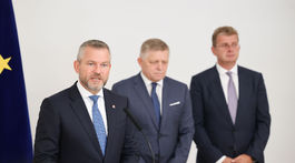 Peter Pellegrini, Robert Fico, Peter Žiga, Juraj Blanár, memoradnum