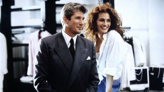 Herec Richard Gere a herečka Julia Roberts na...