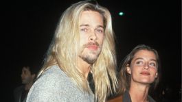 Brad Pitt a česká modelka Jitka Pohlodek na...