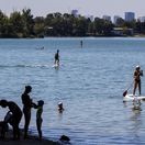 Zlaté piesky / Voda / Jazero / Počasie / Horúčavy /