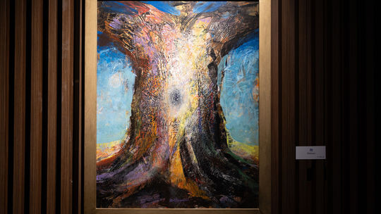 Ukážka z výstavy Juraja Oravca Pod povrchom.