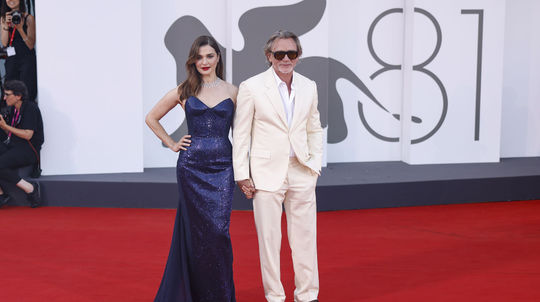 Manželský pár Rachel Weisz a Daniel Craig...