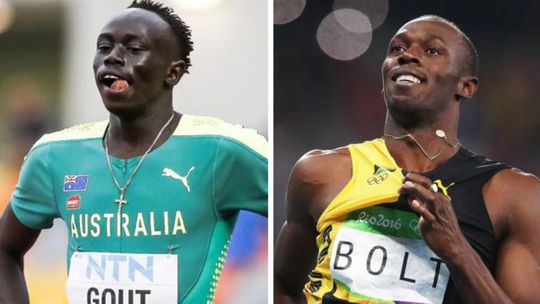Gout Gout a Usain Bolt