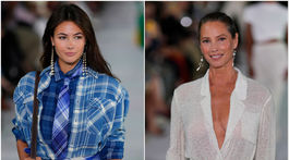 Christy Turlington (vpravo) a jej dcéra Grace Burns