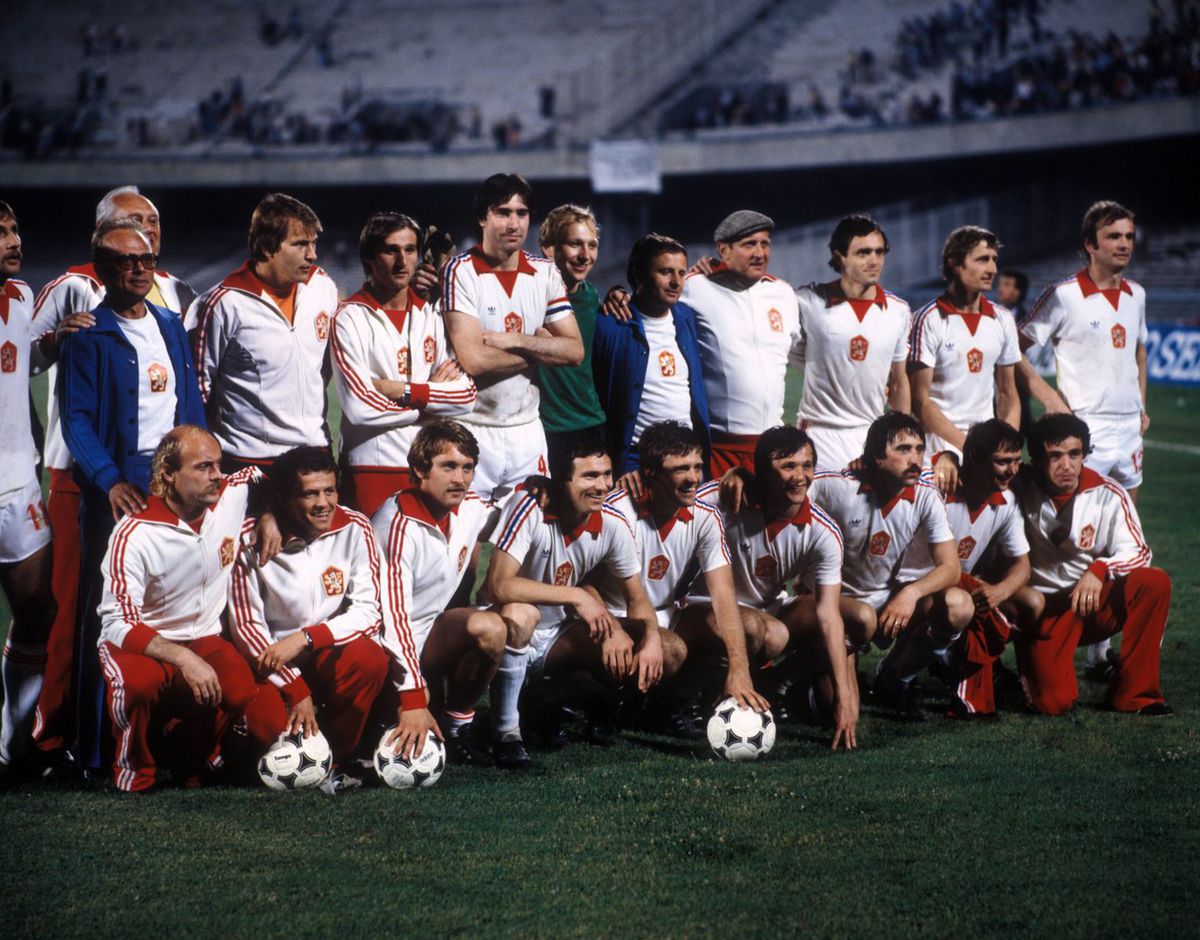 The Czechoslovakian team at the EC 1980. It also included...