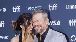 Matt Damon a jeho manželka Luciana Barroso