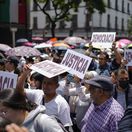 mexiko, protest, súdnictvo