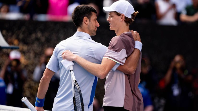 Novak Djokovič, Jannik Sinner