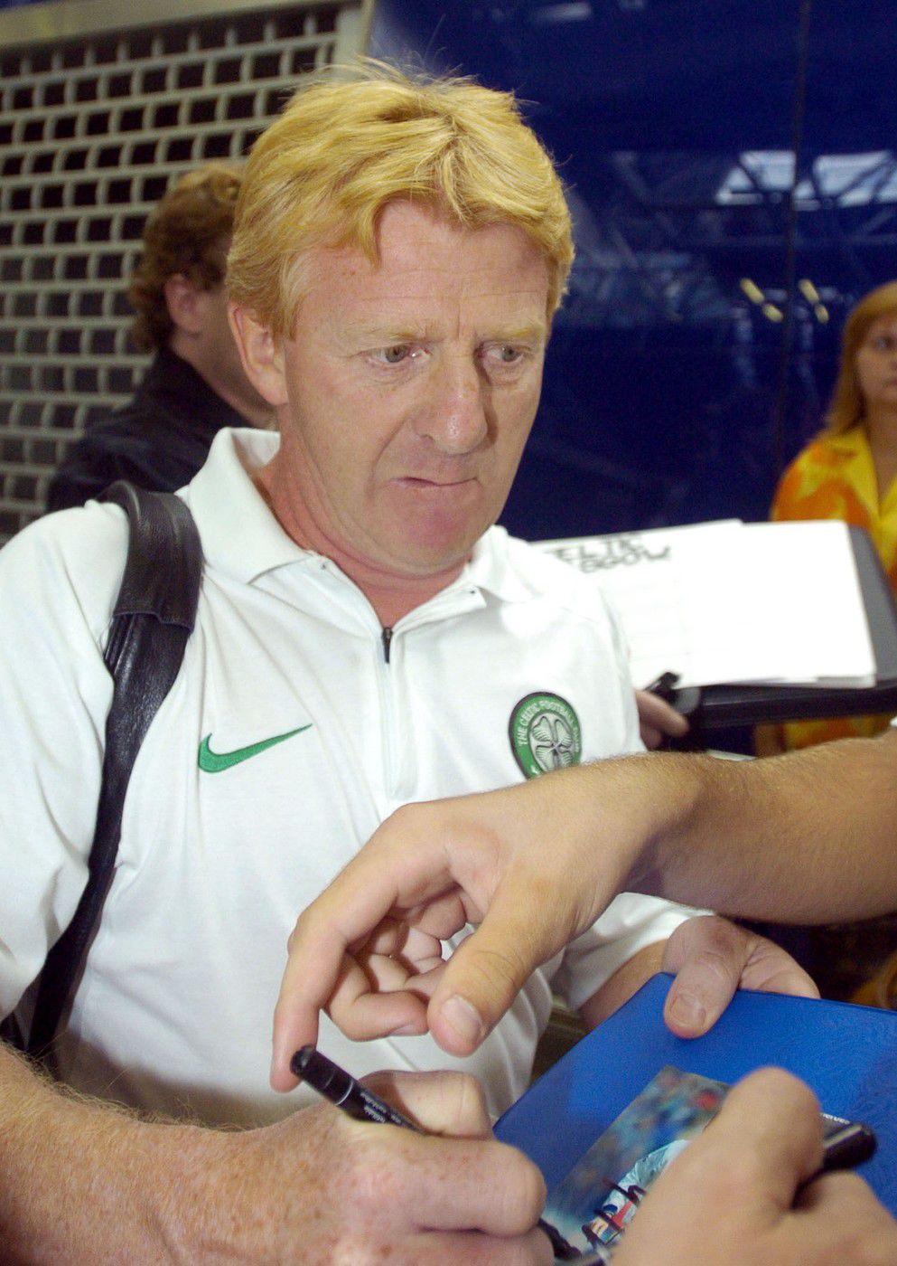Vtedajší tréner Celticu Gordon Strachan po...