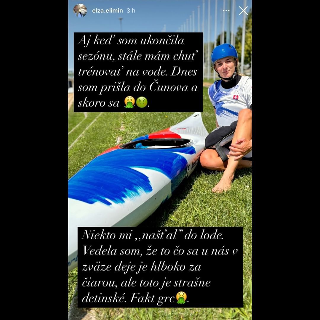 Eliška Mintálová sa na svojom instagrame...