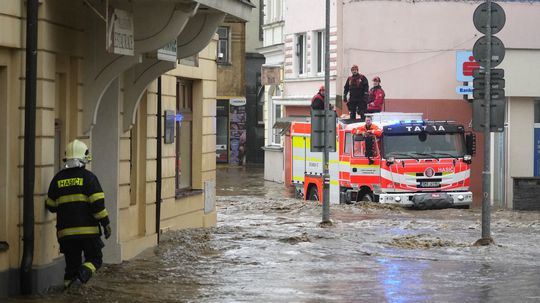 Záplavy v českom Jeseníku