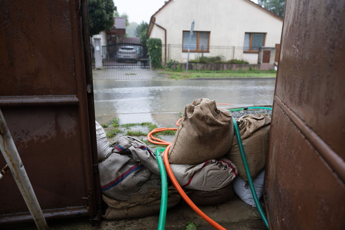 Stupava záplavy, vrecia