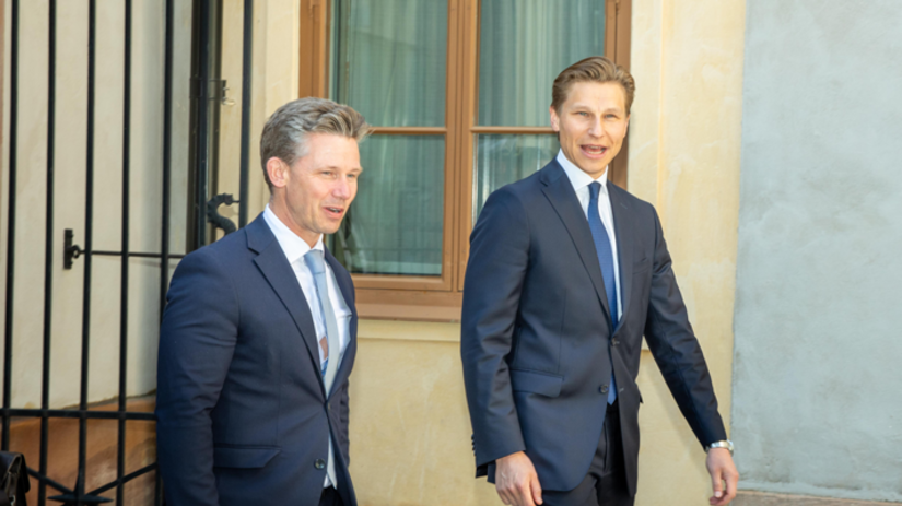 Švédsky minister obrany Pål Jonson a fínsky...