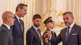 Peter Pellegrini received in the presidential palace...