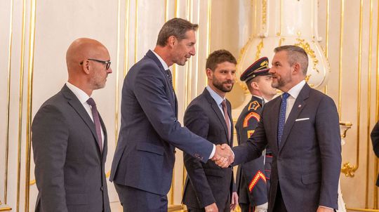 Peter Pellegrini received in the presidential palace...