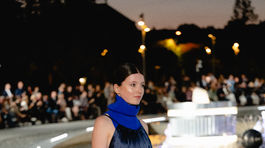 Modelka na prehliadke slovenskej značky Nehera