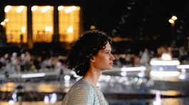 Modelka na prehliadke slovenskej značky Nehera...