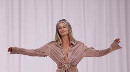 Paulína Pořízková na prehliadke Balmain Jar/Leto 2025