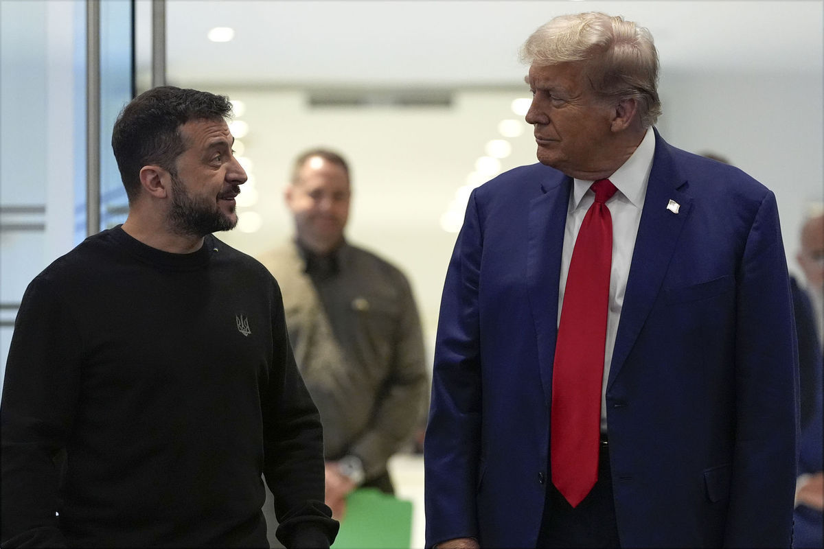 Donald Trump s ukrajinským prezidentom...
